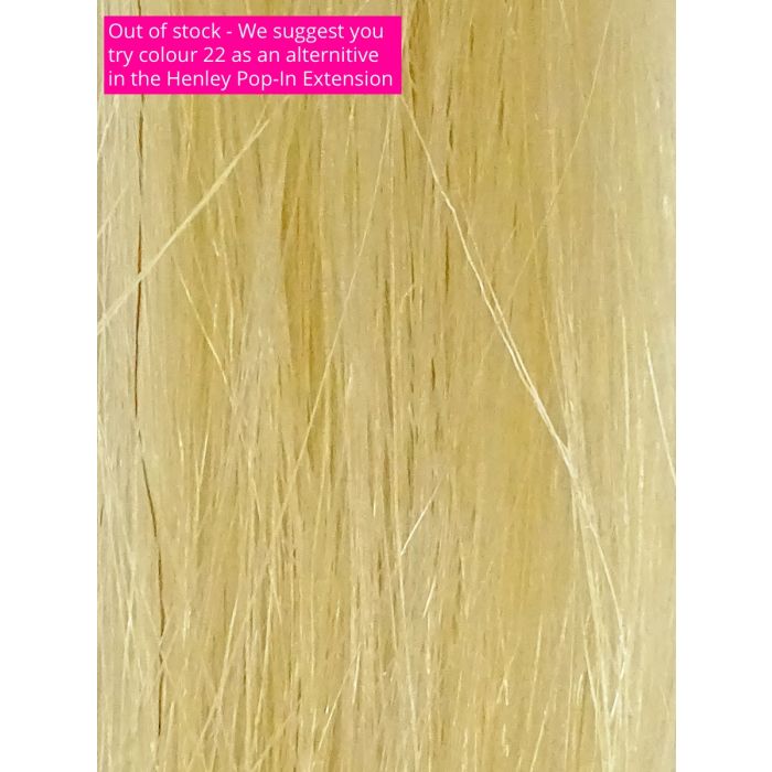 Cinderella Hair’s Henley Pop-In Extension - Colour Angel White -18inch/45cm Straight - 80 grams