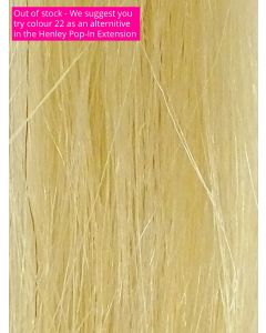 Cinderella Hair’s Henley Pop-In Extension - Colour Angel White -18inch/45cm Straight - 80 grams