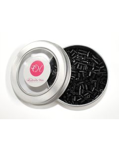 Cinderella Hair's Silicone Lined Micro Rings 500 per pot - Colour Black