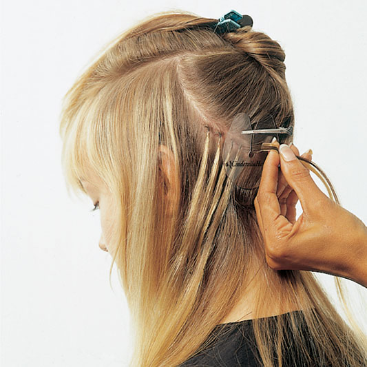 Image of Cinderella Hair Extensions Application