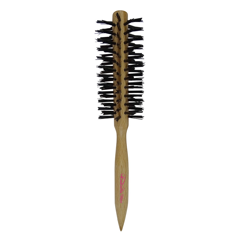 Image of Cinderella Hair's, Hair Extension Aftercare Small Wooden Radial Brush