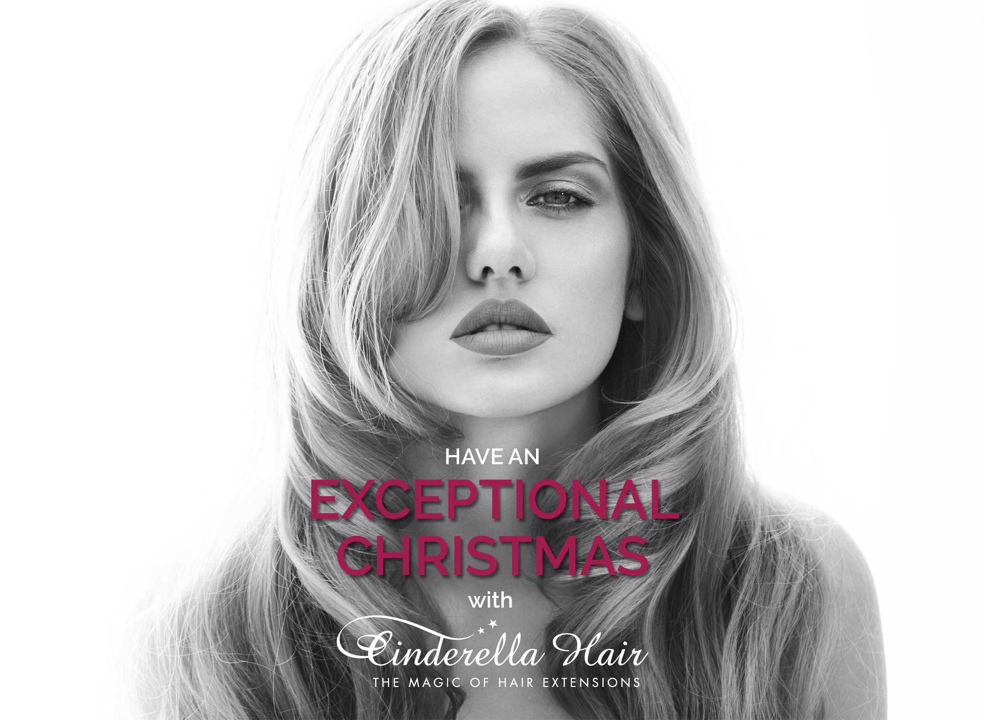 Hair Extensions for Christmas. Cinderella Hair Extensions